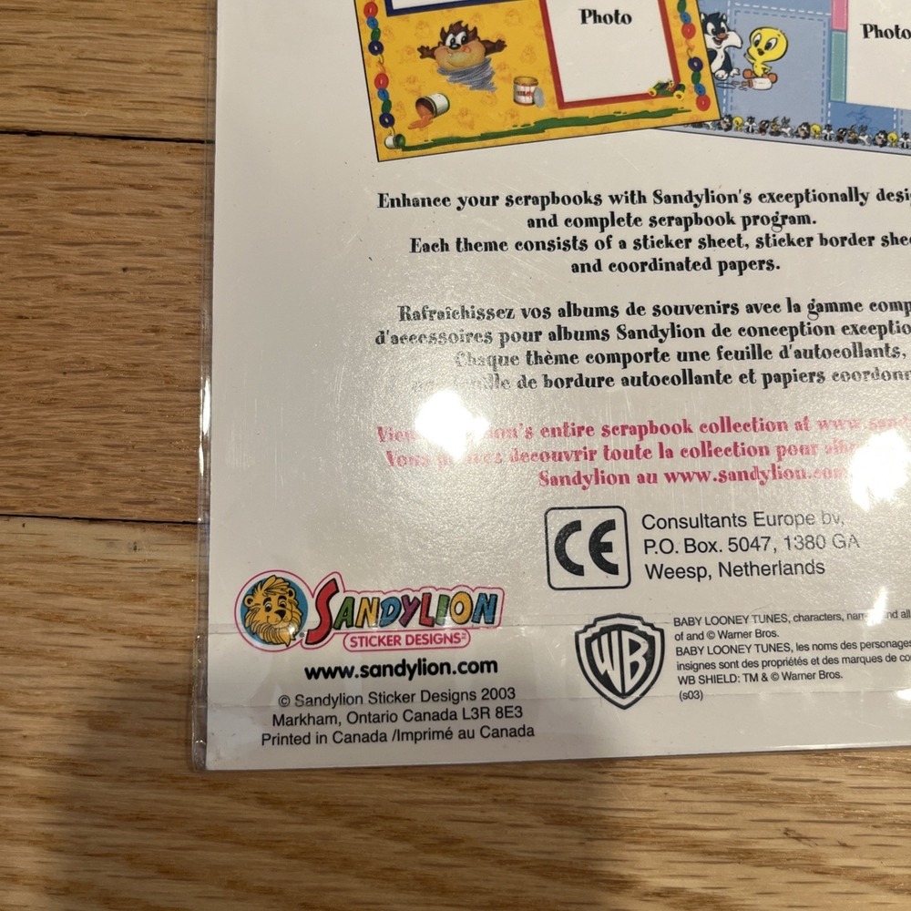 Sandylion Rare Vintage Sticker Baby Looney Tunes Rare HTF - Picture 5 of 5